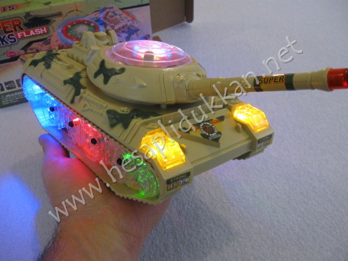 Süper tank led ışıklı oyuncak Hesaplı Dükkan