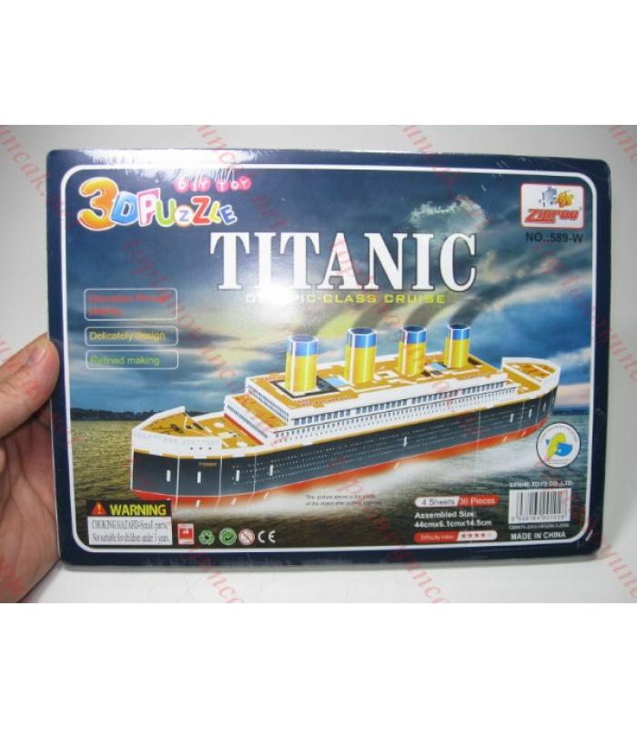 Toptan 3d puzzle Titanik