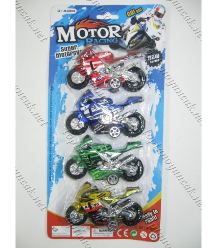 Dörtlü motosiklet seti oyuncak toptan