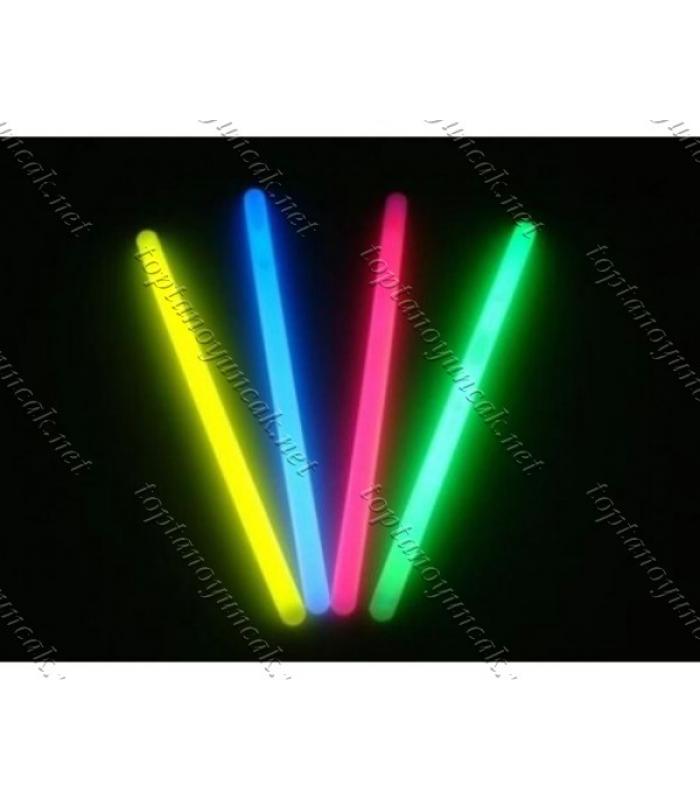 Toptan Glow Stick 20cm kalın Fosforlu Kırılan Çubuk (10 Adet)