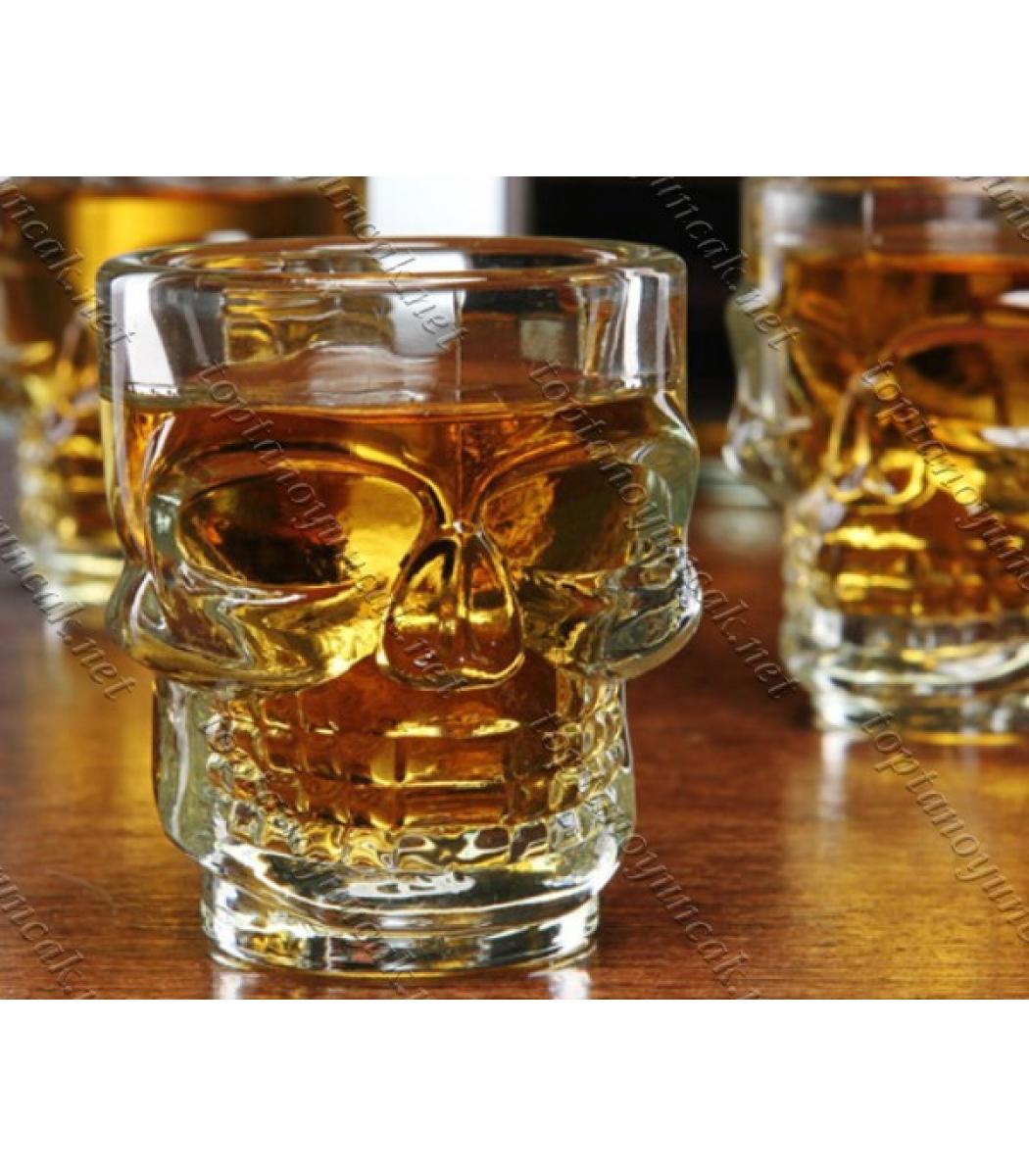 Toptan Kuru Kafa Seklinde Shot Bardagi 4 Lu Set