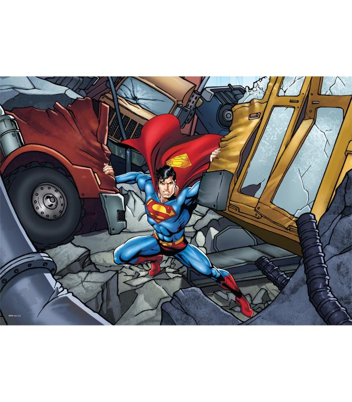 Toptan puzzle yapboz lisanslı 50 parça Superman