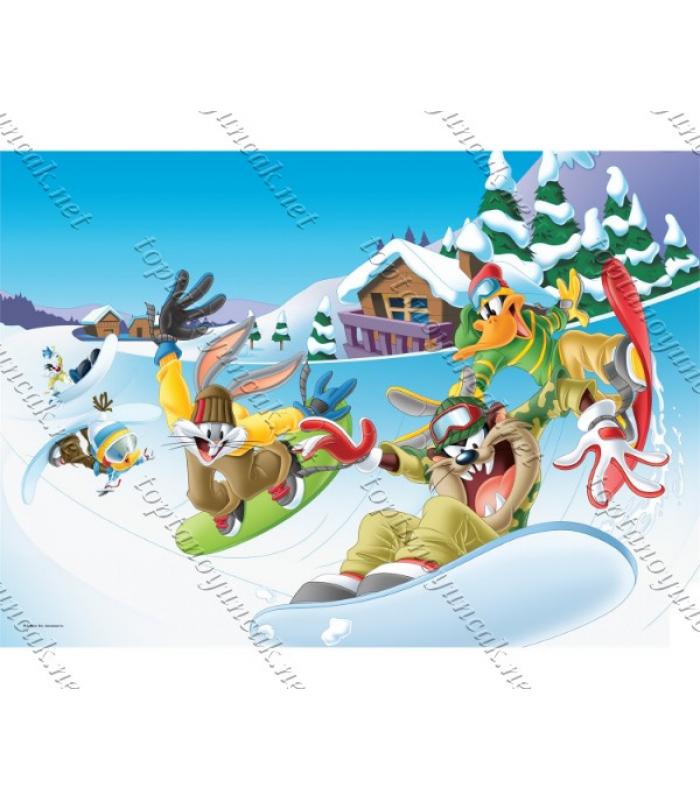 Toptan puzzle yapboz lisanslı 50 parça Bugs Bunny