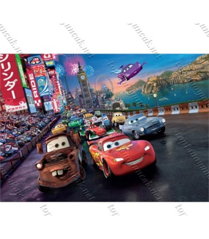 Toptan puzzle yapboz lisanslı 50 parça Cars