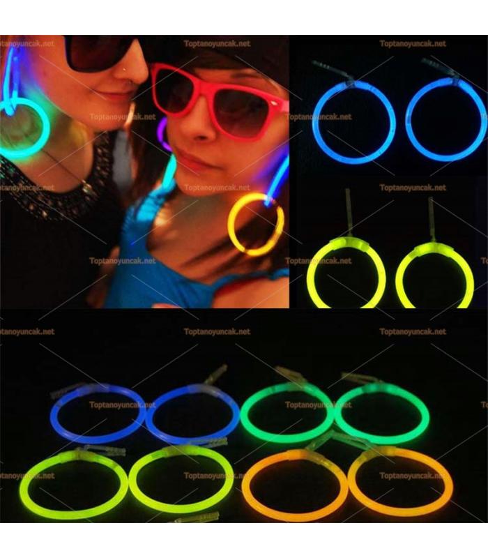 Toptan ışıklı glow küpe earring en ucuz fiyat satışları 