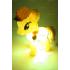 Toptan silikon lamba renk değişen pony at oyuncak
