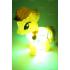 Toptan ışıklı oyuncak renk değiştiren silikon my little ponny