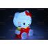 Toptan renk değiştiren silikon ışıklı oyuncak lamba hello kitty