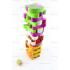 Meyve sebze jenga renkli parçalar toptan eğitici oyuncak