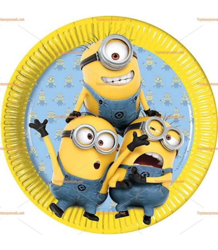 Minions Minyonlar parti tabak toptan