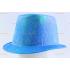 Toptan parti şapkaları renkli parlak silindir mavi