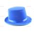 Toptan parti şapkaları renkli parlak silindir mavi kurdeleli
