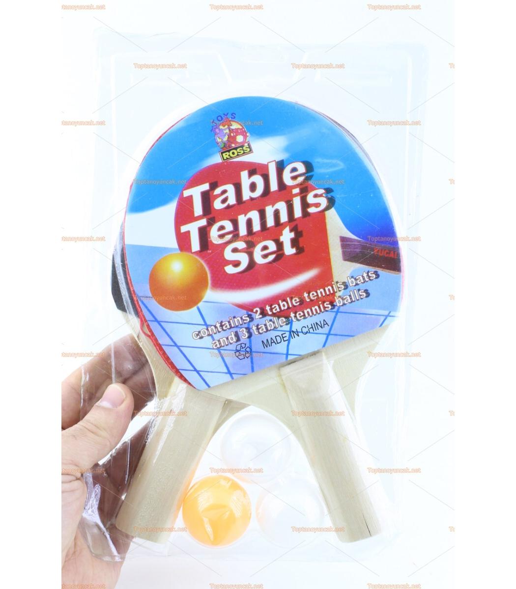 Toptan Promosyon Ucuz Pinpon Topu Raket Masa Tenisi Seti