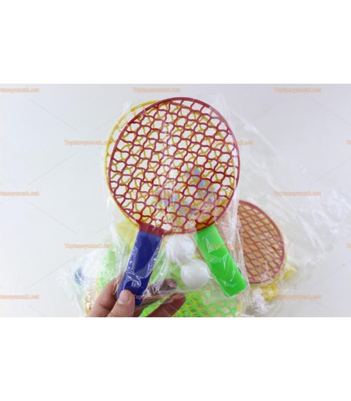 Ucuz toptan promosyon oyuncak plastik tenis raket top set
