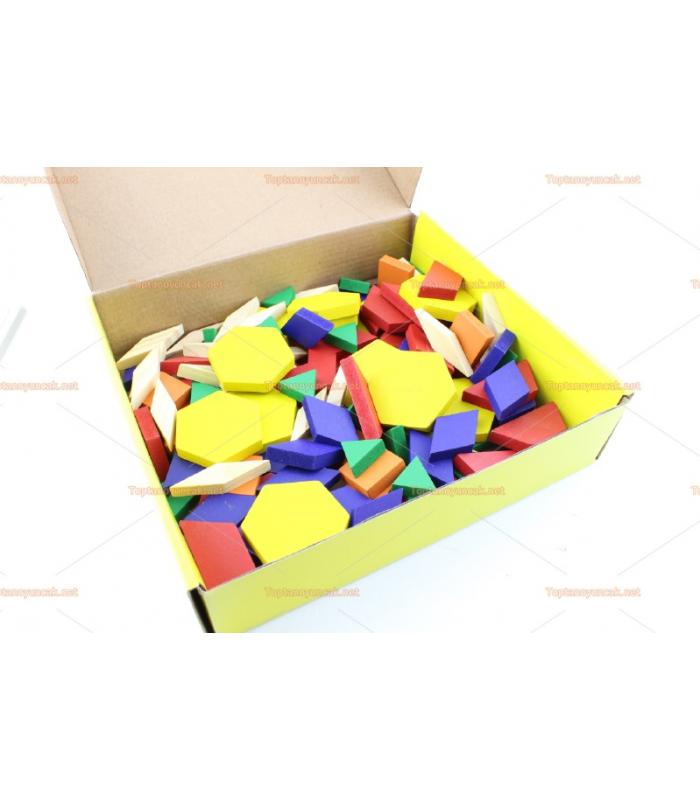 Toptan 125 parça tangram eğitici oyuncak