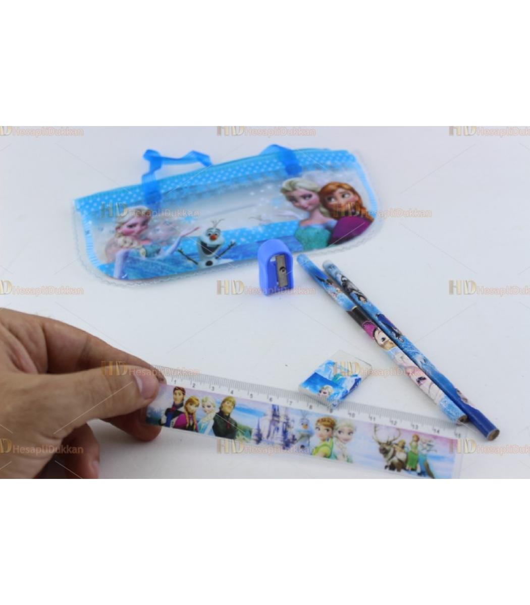 promosyon frozen kalemlik silgi kalem