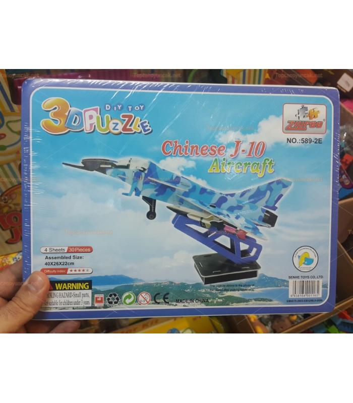 Toptan 3D karton puzzle jet uçak j10