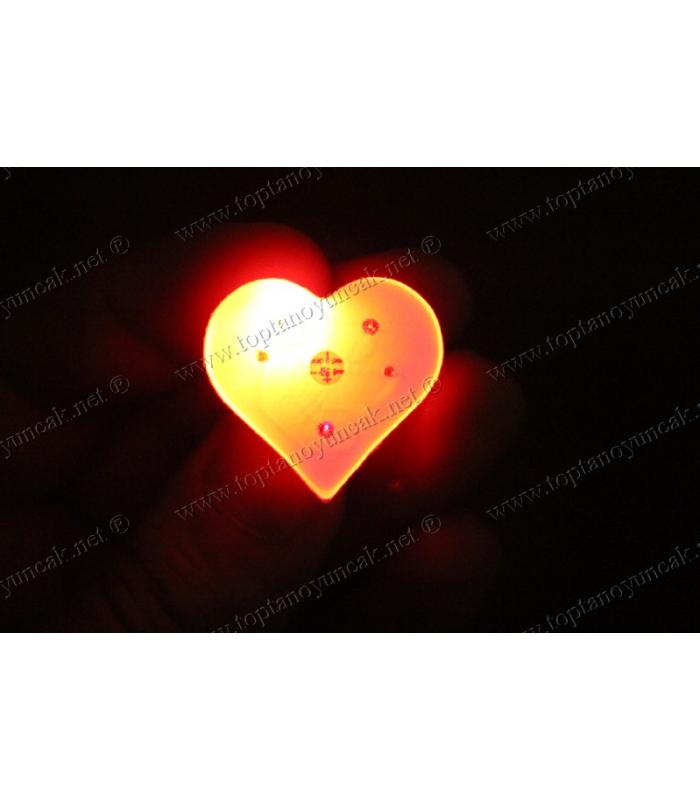 Kalpli ışıklı rozet promosyon toptan