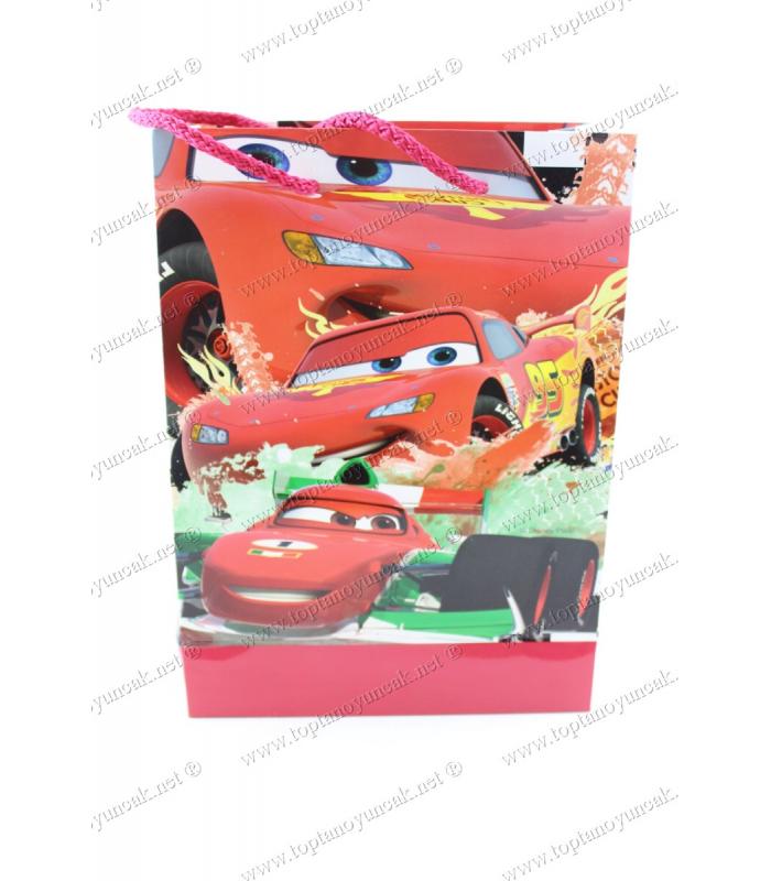 Promosyon oyuncak torbası arabalar cars askılı kağıt