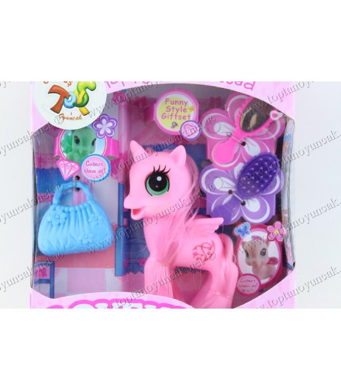 Promosyon oyuncak at plastik pony renkli ucuz fiyat