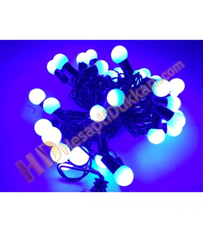 5 metre 100 led top yılbaşı ışıkları Mavi