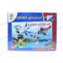 Promosyon oyuncak puzzle karton yapboz süper uçaklar 