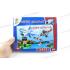Promosyon oyuncak puzzle karton yapboz süper uçaklar 