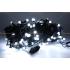 Yılbaşı ışıkları beyaz 80 led eklemeli fonksiyonel siyah kablo