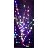 Işıklı yılbaşı ağacı 120 led Top hareketli ışık 160 cm Metal gövde