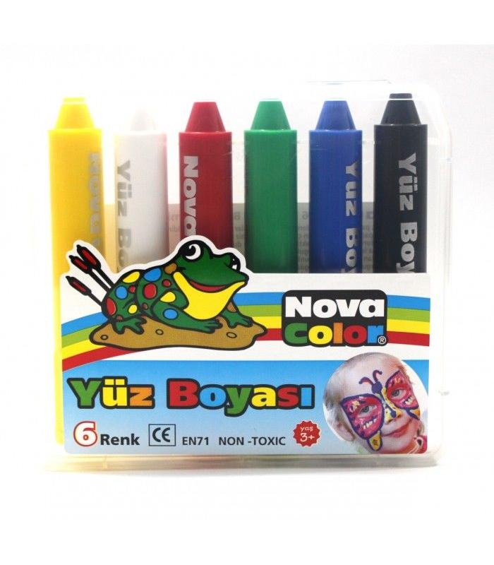 Nova Color Çocuk Yüz boyası 6 Renk Fiyat