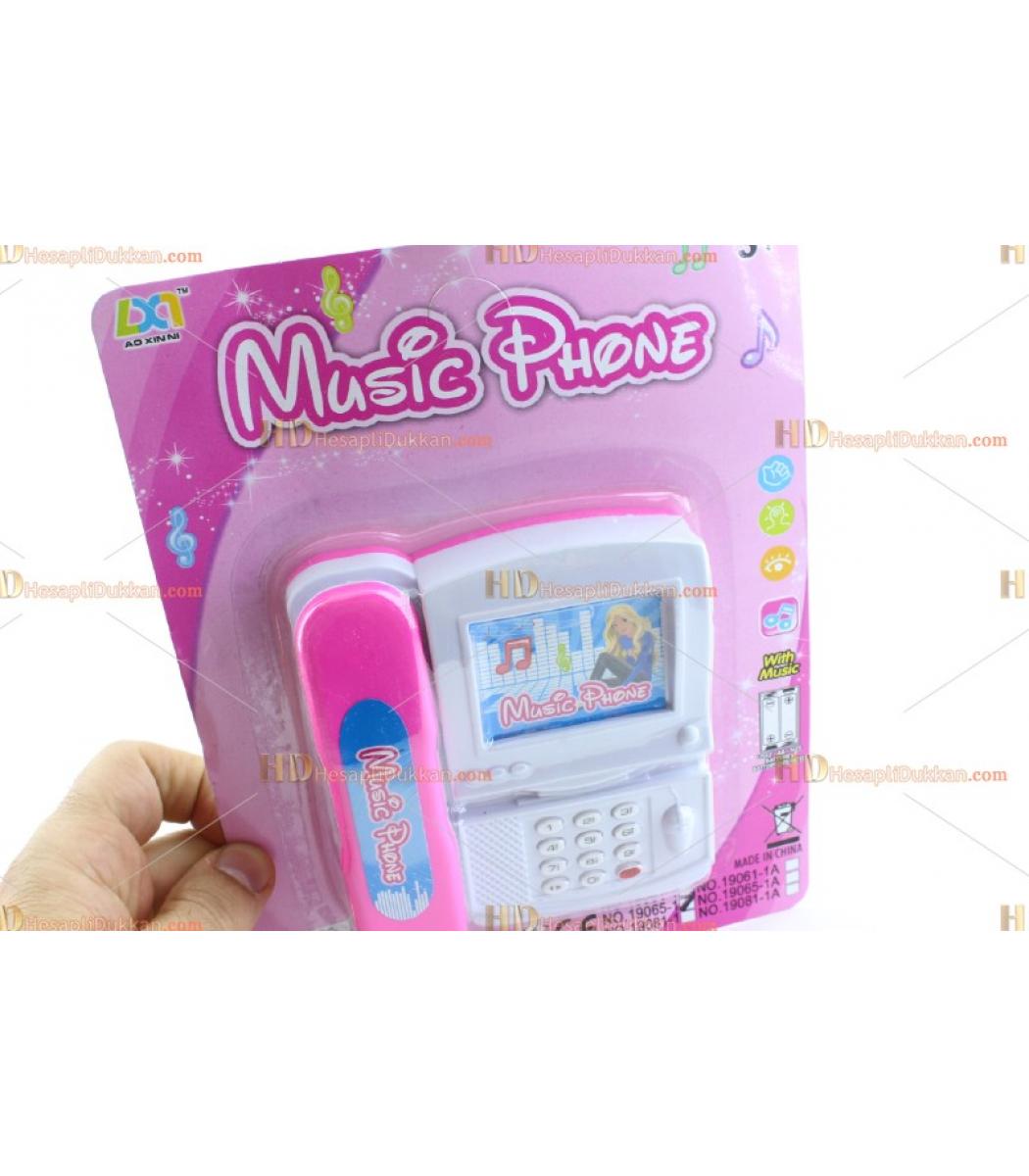 Toptan Ucuz Oyuncak Telefon Pembe