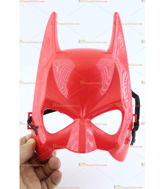 Toptan batman maske kırmızı