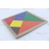 Toptan orta boy ahşap tangram promosyon eğitici oyuncak