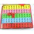Toptan eğitici oyuncak ahşap domino matematik işlem çantalı