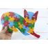 Toptan parçalı ahşap yapboz puzzle kedi