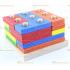 Toptan ahşap tetris blok renkli parçalar