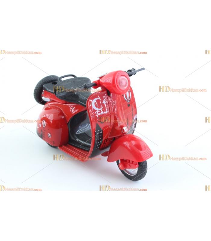 Toptan promosyon oyuncak motosiklet metal çek bırak