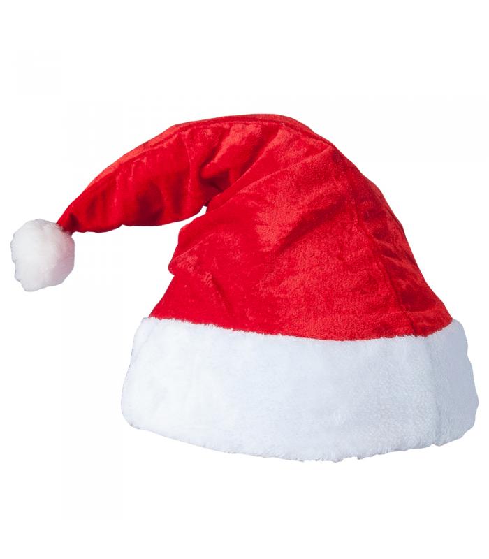 Kadife Noel Baba Şapkası