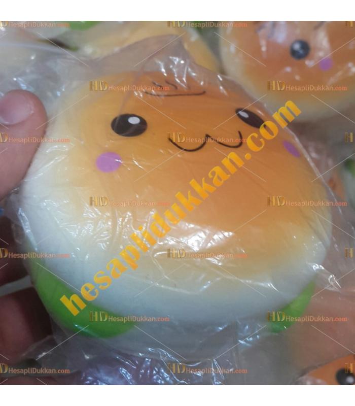 Toptan hamburger squishy TOY7108