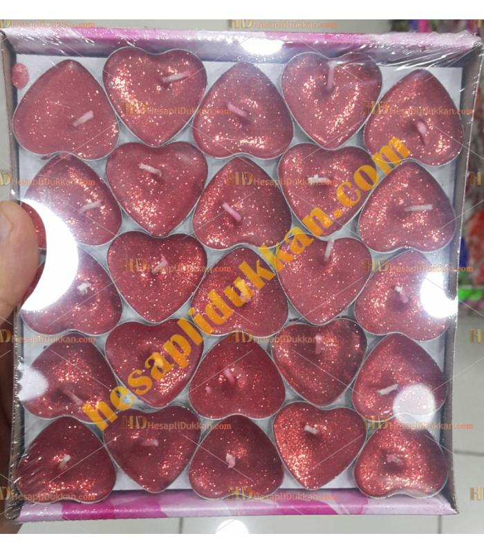 Toptan fiyat kalpli simli mum 50 li paket