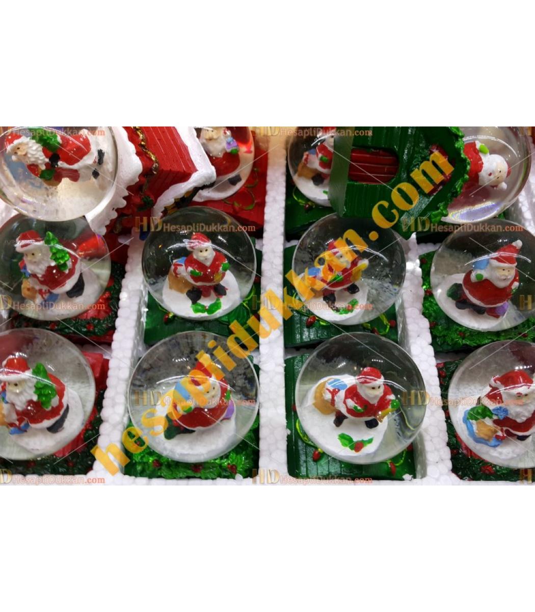 Toptan yılbaşı kar küresi en ucuz noel baba ev
