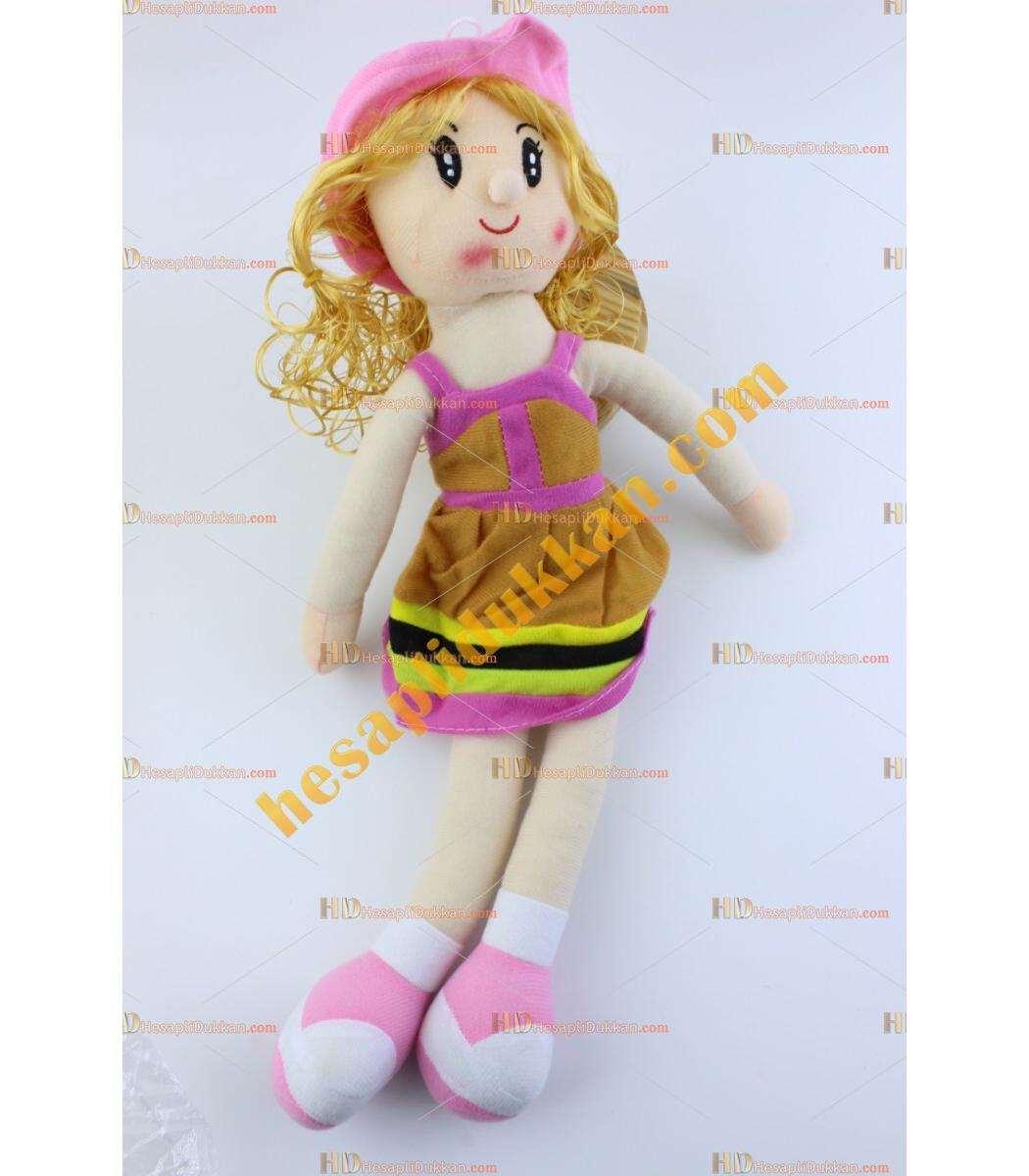 buyuk boy sesli pelus bez bebek 46 cm