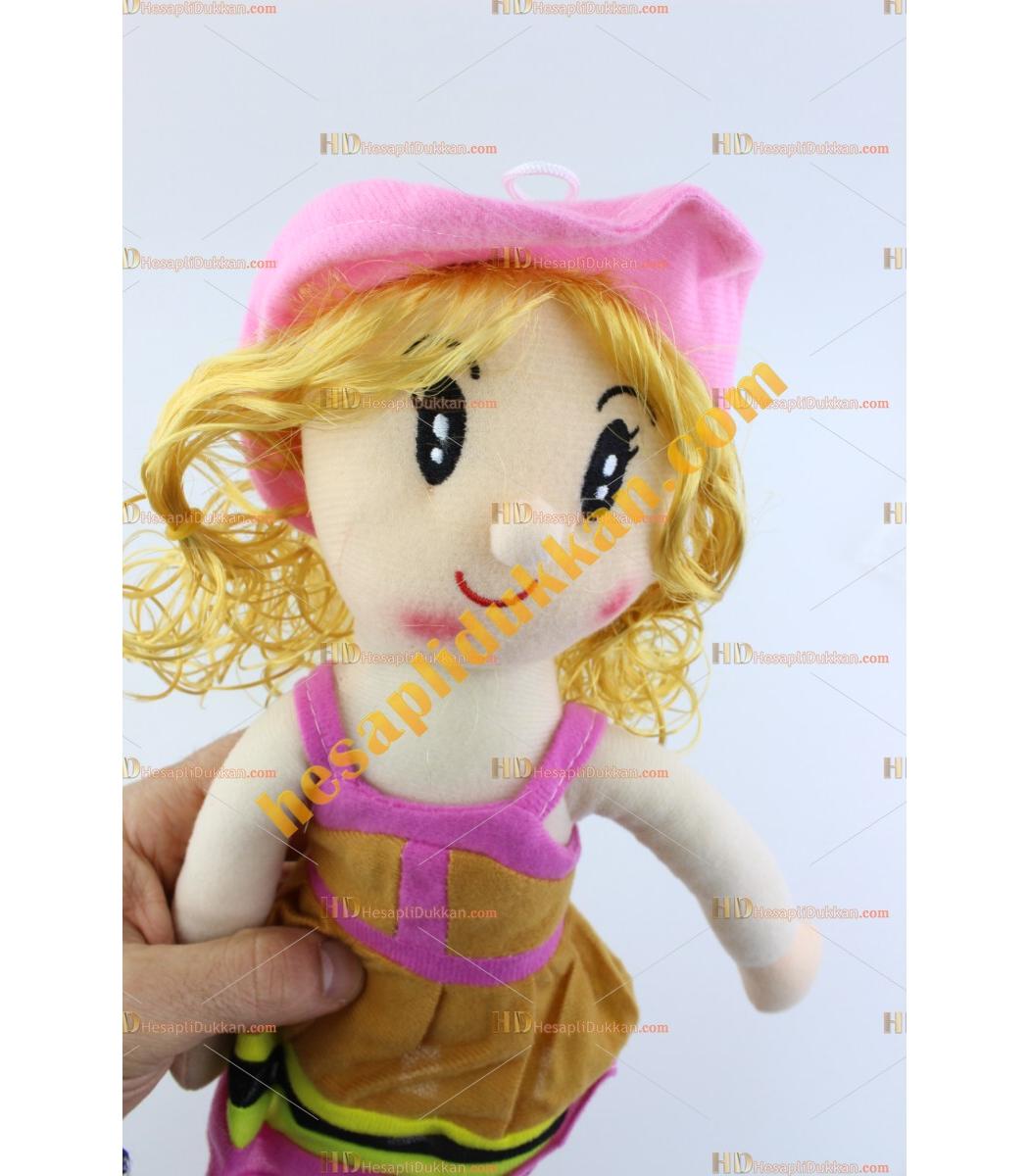 buyuk boy sesli pelus bez bebek 46 cm