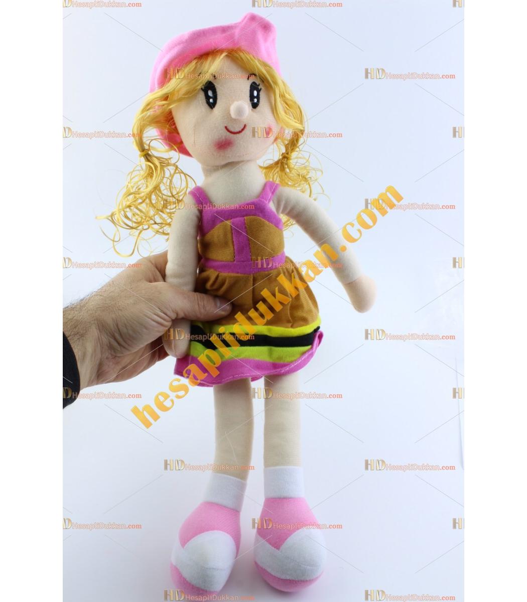 buyuk boy sesli pelus bez bebek 46 cm