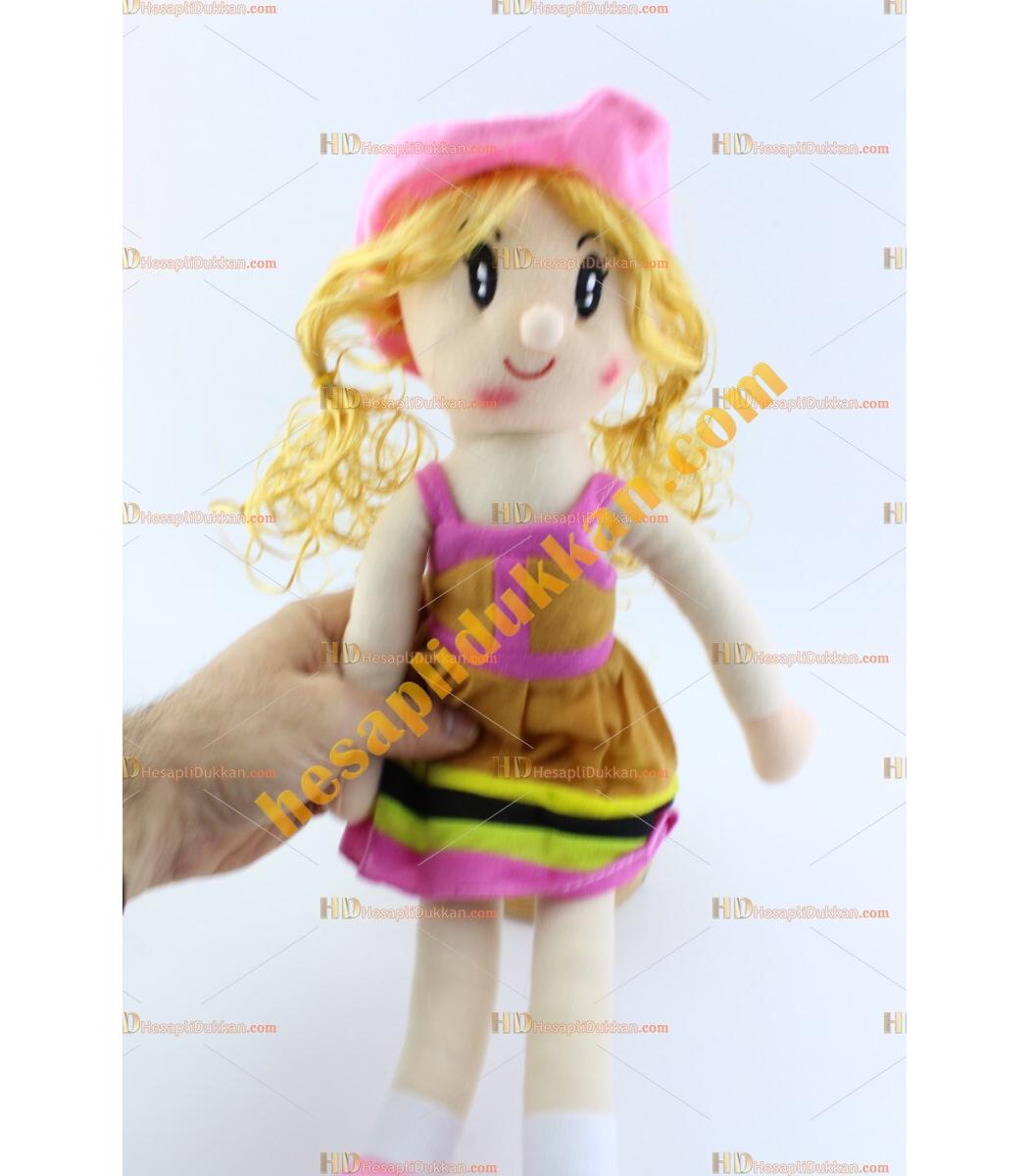 buyuk boy sesli pelus bez bebek 46 cm