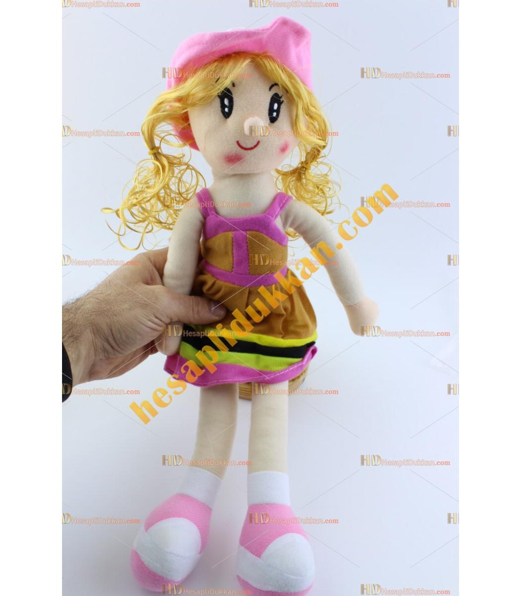 buyuk boy sesli pelus bez bebek 46 cm