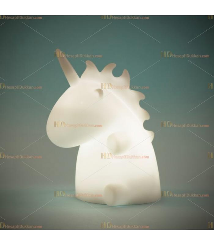 Toptan şirin unicorn ejderha gece lambası