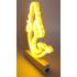 Mermaid Lamp Led Neon Deniz Kızı Lamba Sarı