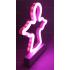 Melek Led Neon Lamba Cloud Lamp Pembe