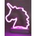 Unicorn Lamp Led Neon Lamba Pembe